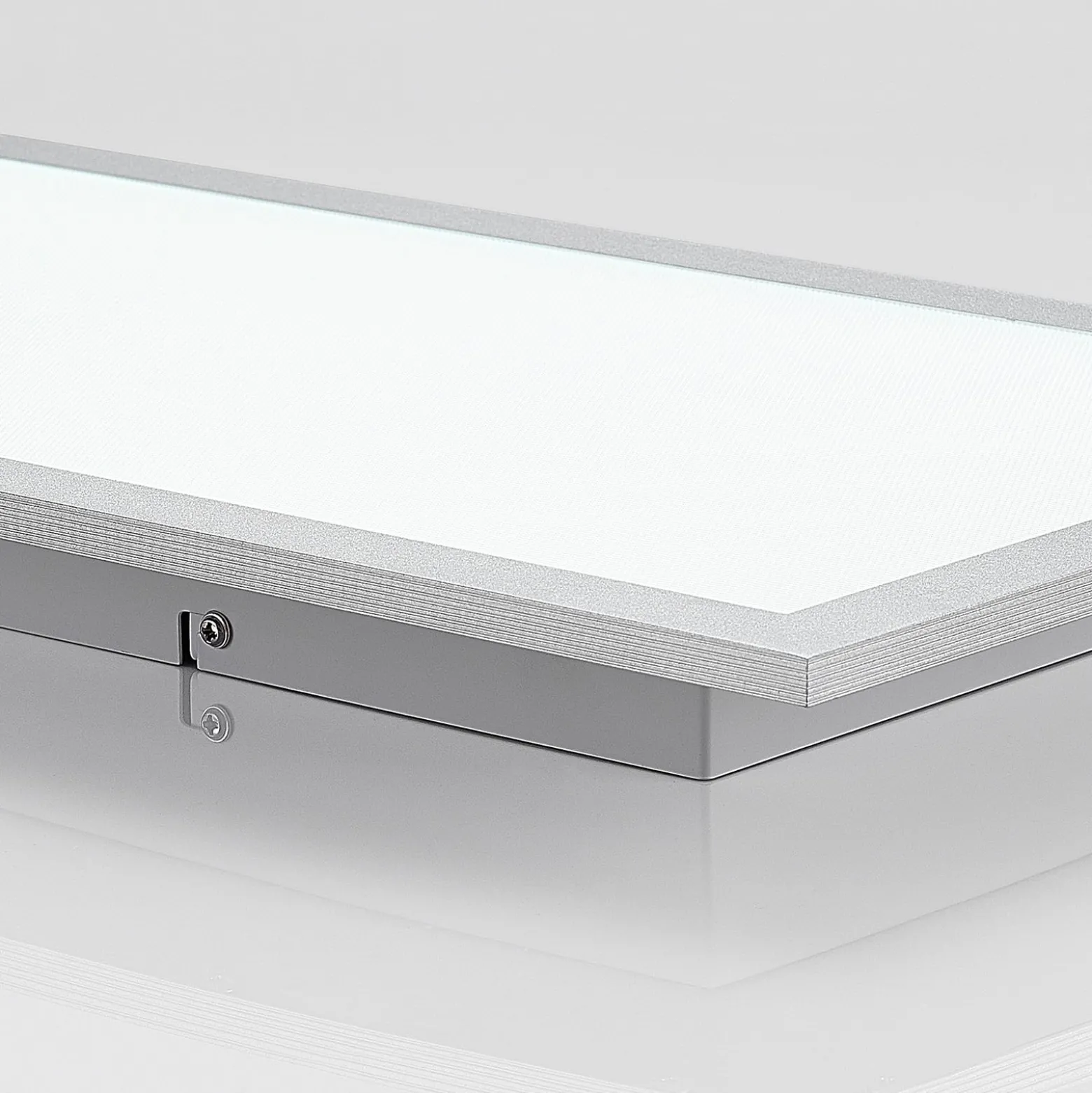Arcchio LED-paneeli Lyndra, 80 cm, hopea, alumiini, himmennettävä, CCT