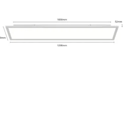 Arcchio LED-paneeli Lyndra, 120 cm, hopea, alumiini, himmennettävä, CCT
