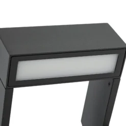 Arcchio LED-pylväsvalaisin Kovato, korkeus 95 cm, tummanharmaa, IP65