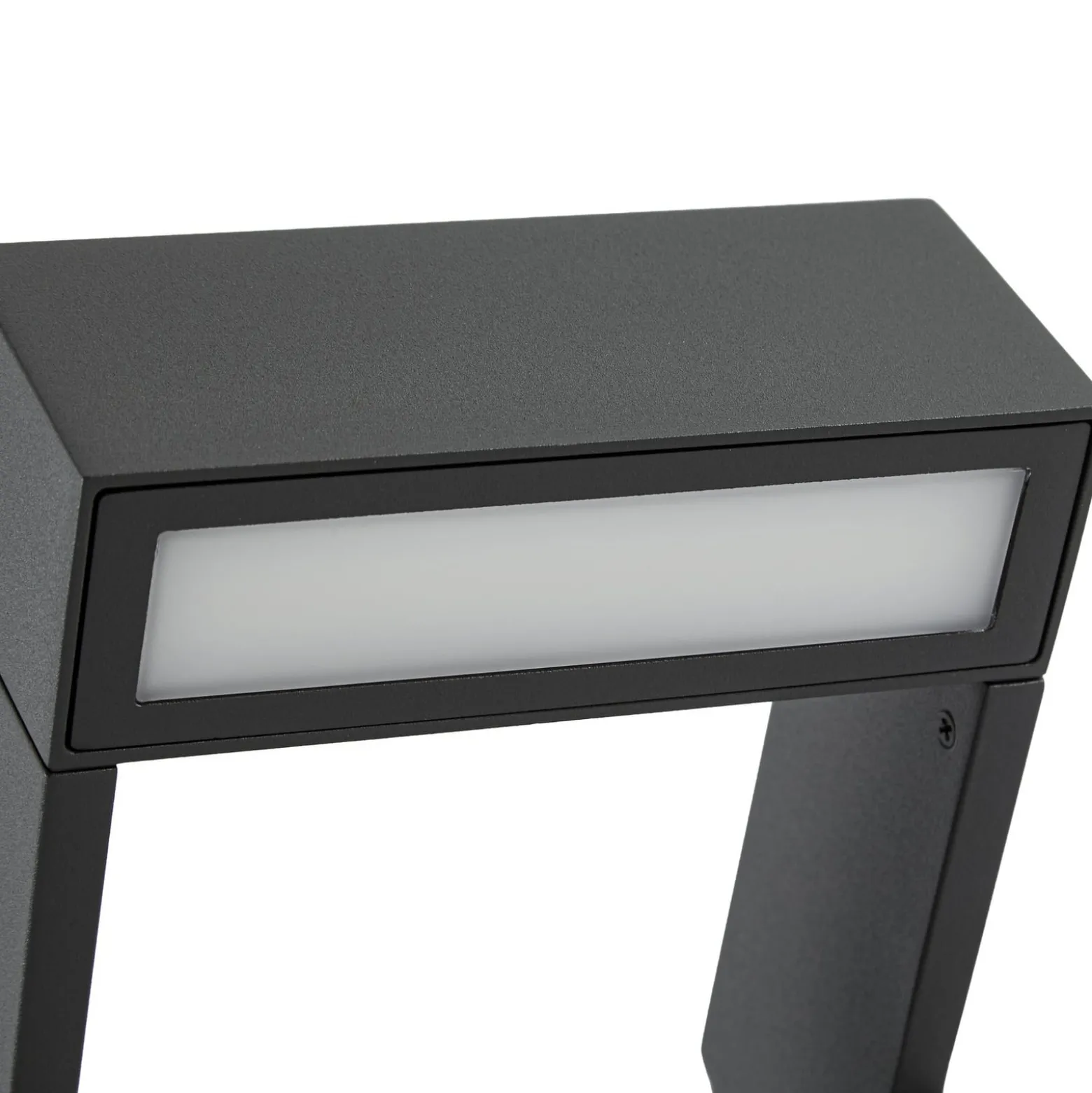 Arcchio LED-pylväsvalaisin Kovato, korkeus 95 cm, tummanharmaa, IP65