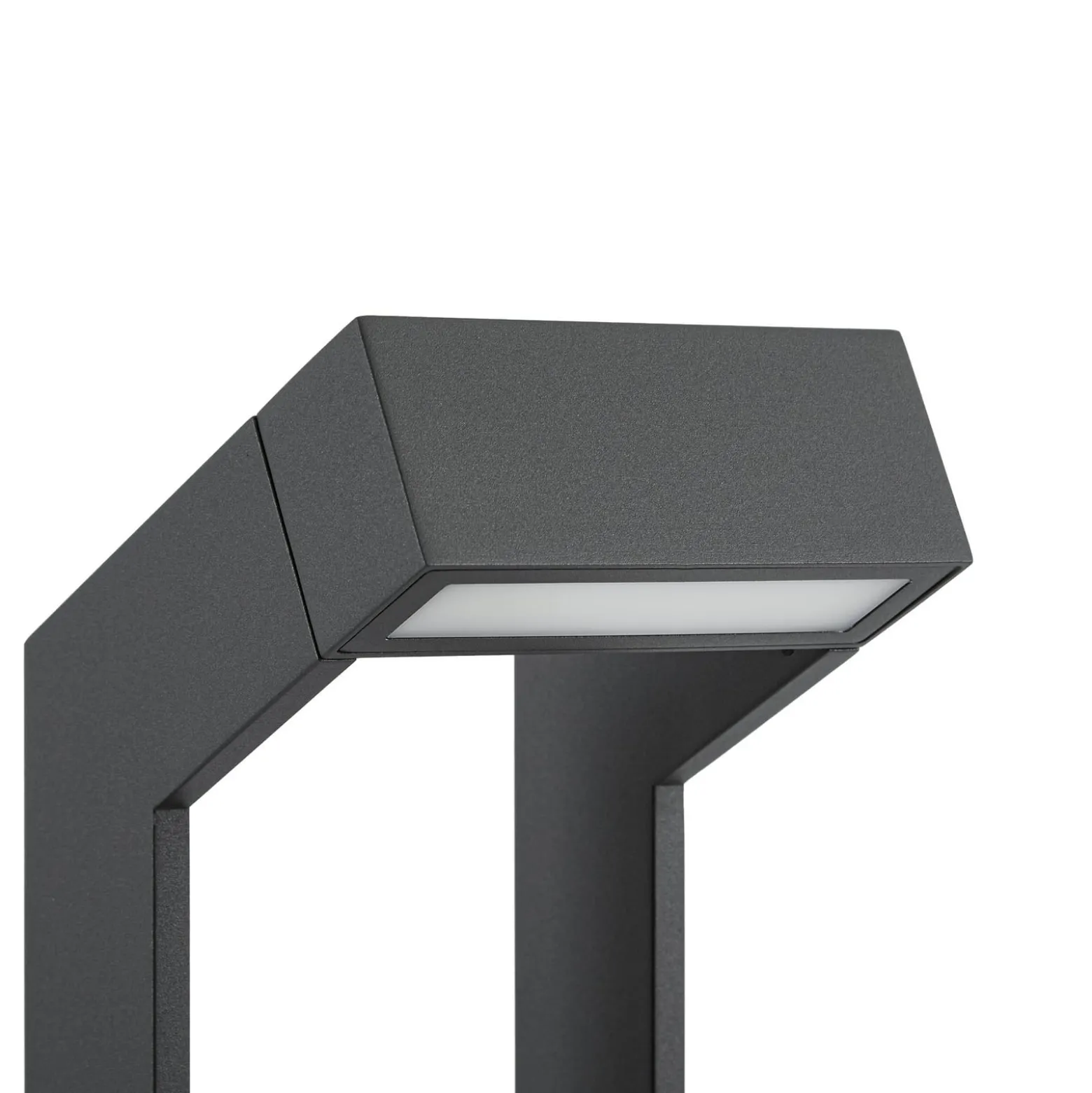 Arcchio LED-pylväsvalaisin Kovato, korkeus 95 cm, tummanharmaa, IP65