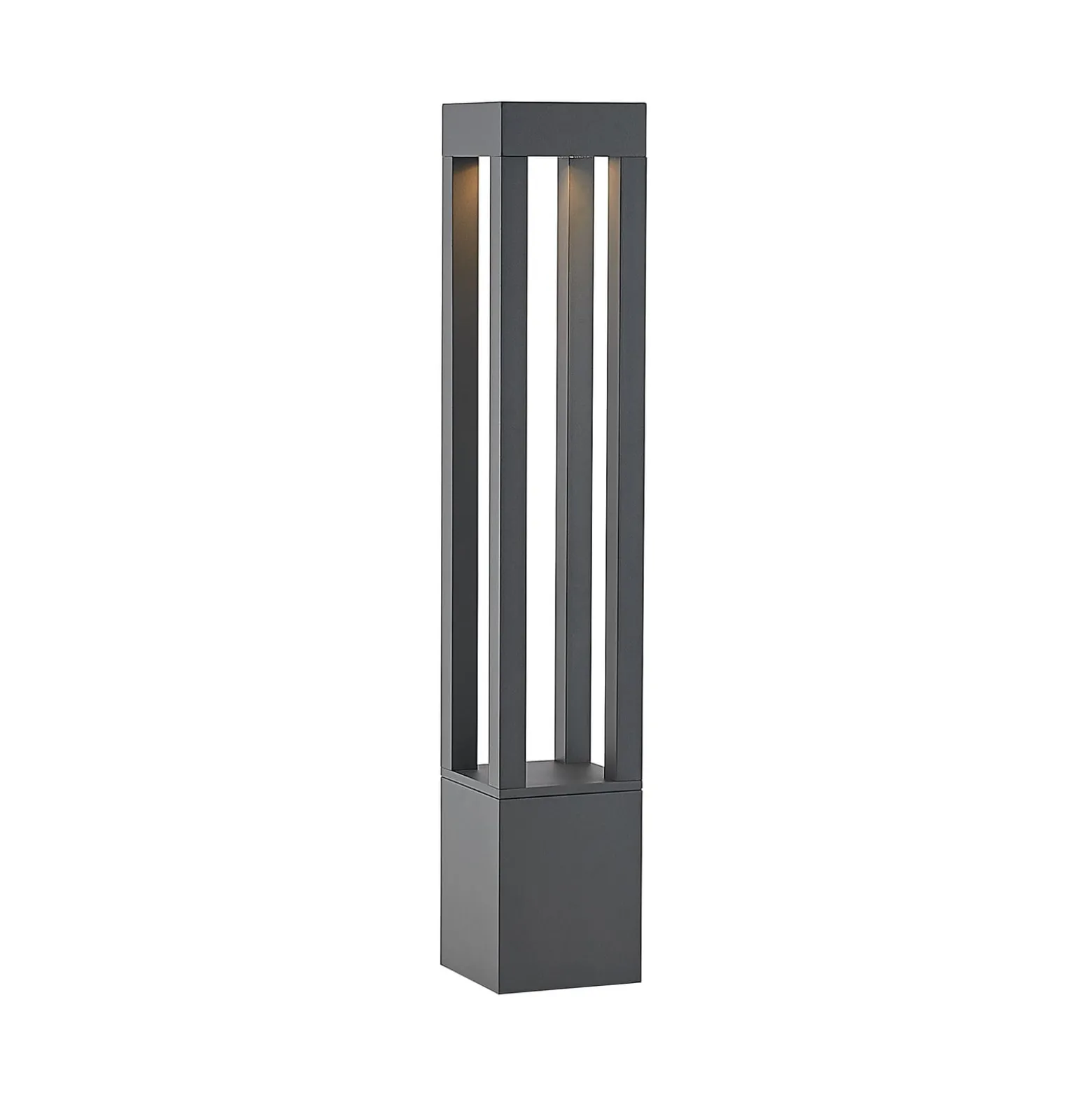 Arcchio LED-pylväsvalaisin Lienna, 90 cm, harmaa, metalli, IP65