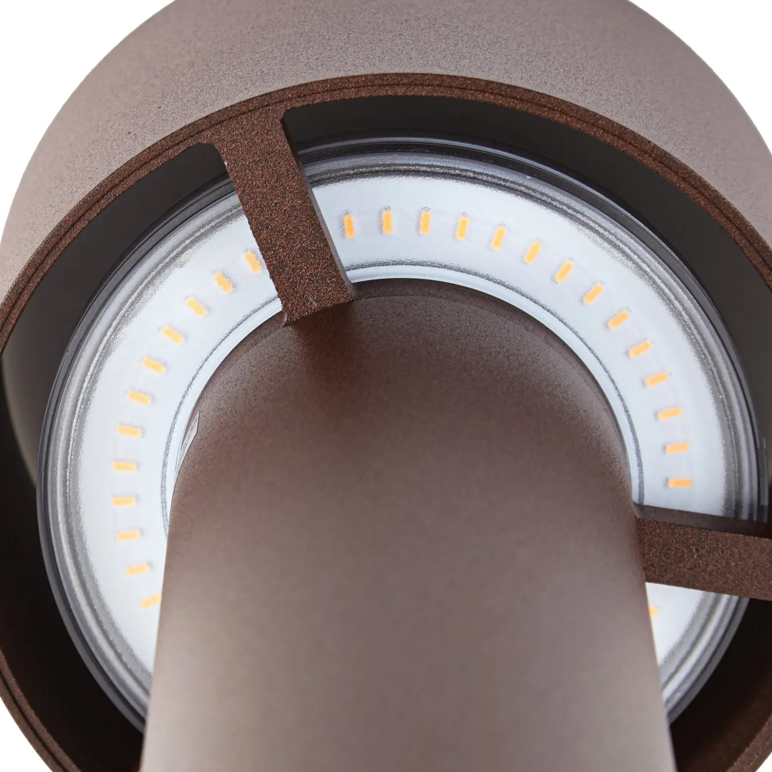 Arcchio LED-pylväsvalaisin Milten, 65 cm, ruoste, IP65