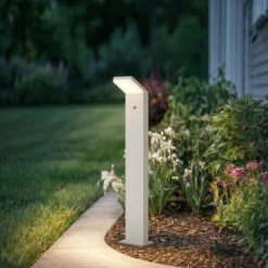 Arcchio LED-pylväsvalaisin Yolena, anturi, 100 cm, valkoinen, IP54