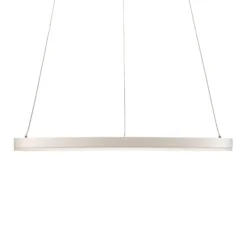 Arcchio LED-riippuvalaisin Albiona, valkoinen, 1 rengas, Ø 60 cm