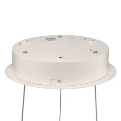 Arcchio LED-riippuvalaisin Albiona, valkoinen, 1 rengas, Ø 40 cm