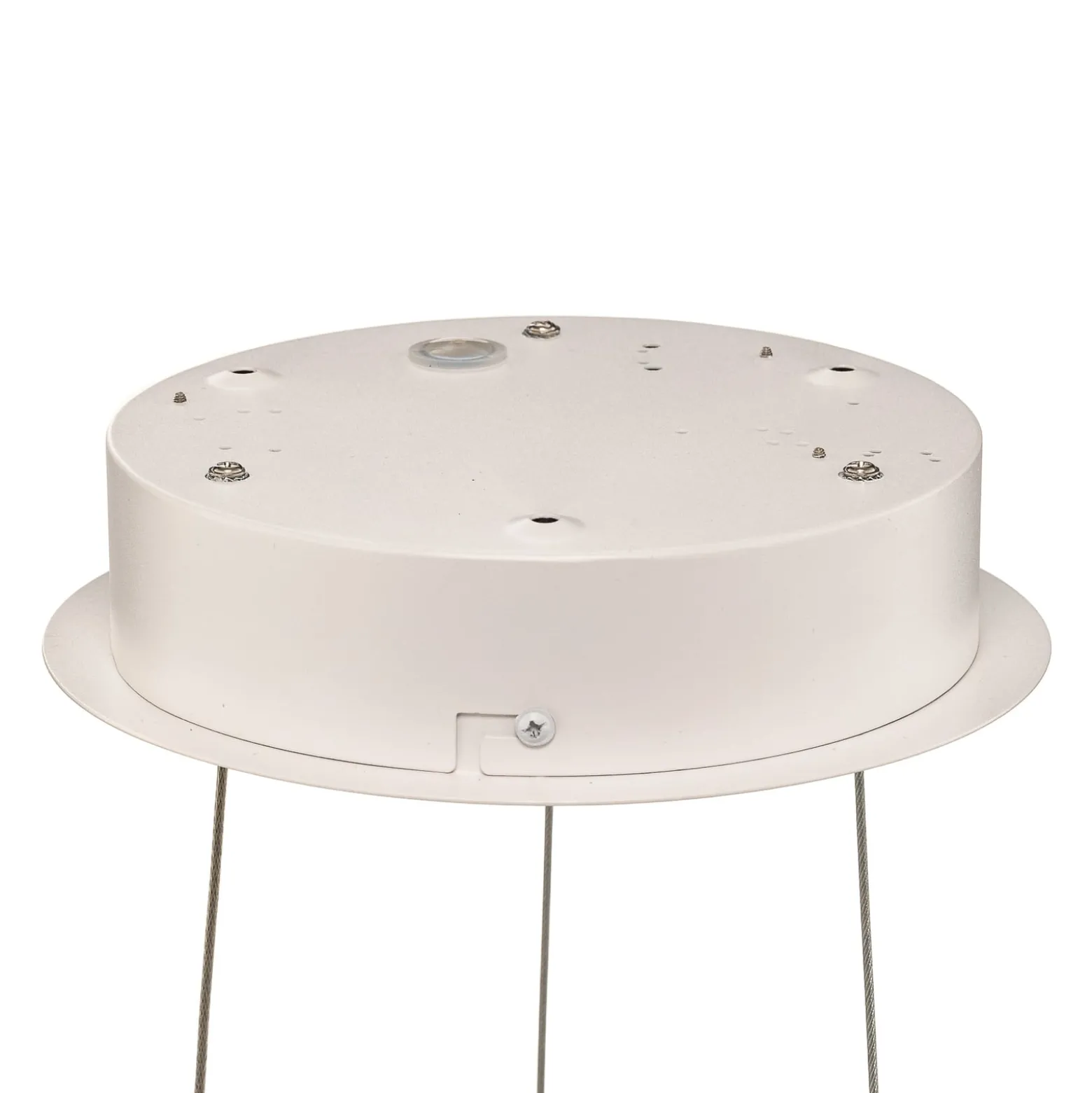 Arcchio LED-riippuvalaisin Albiona, valkoinen, 1 rengas, Ø 40 cm