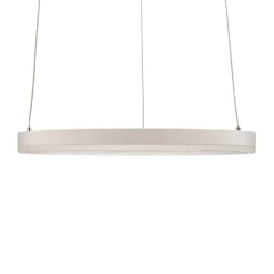 Arcchio LED-riippuvalaisin Albiona, valkoinen, 1 rengas, Ø 40 cm