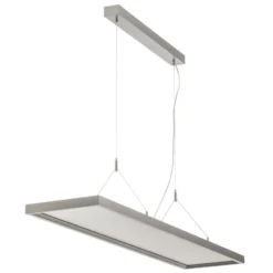 Arcchio LED-riippuvalaisin Dorean, hopea, metallia, 120cm