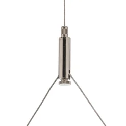 Arcchio LED-riippuvalaisin Dorean, hopea, metallia, 120cm