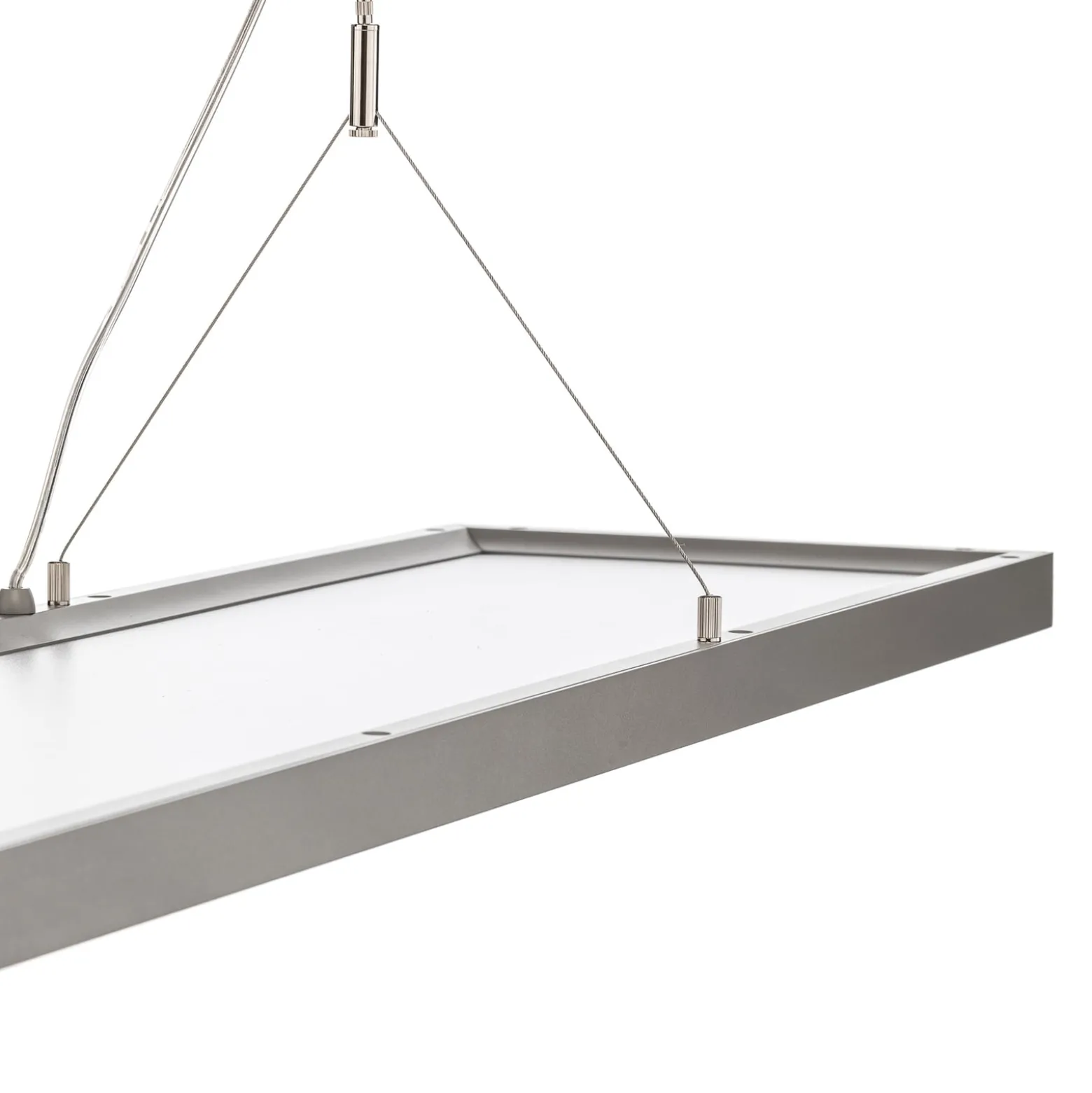 Arcchio LED-riippuvalaisin Dorean, hopea, metallia, 120cm