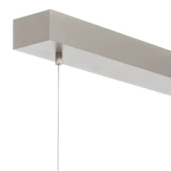 Arcchio LED-riippuvalaisin Dorean, hopea, metallia, 120cm