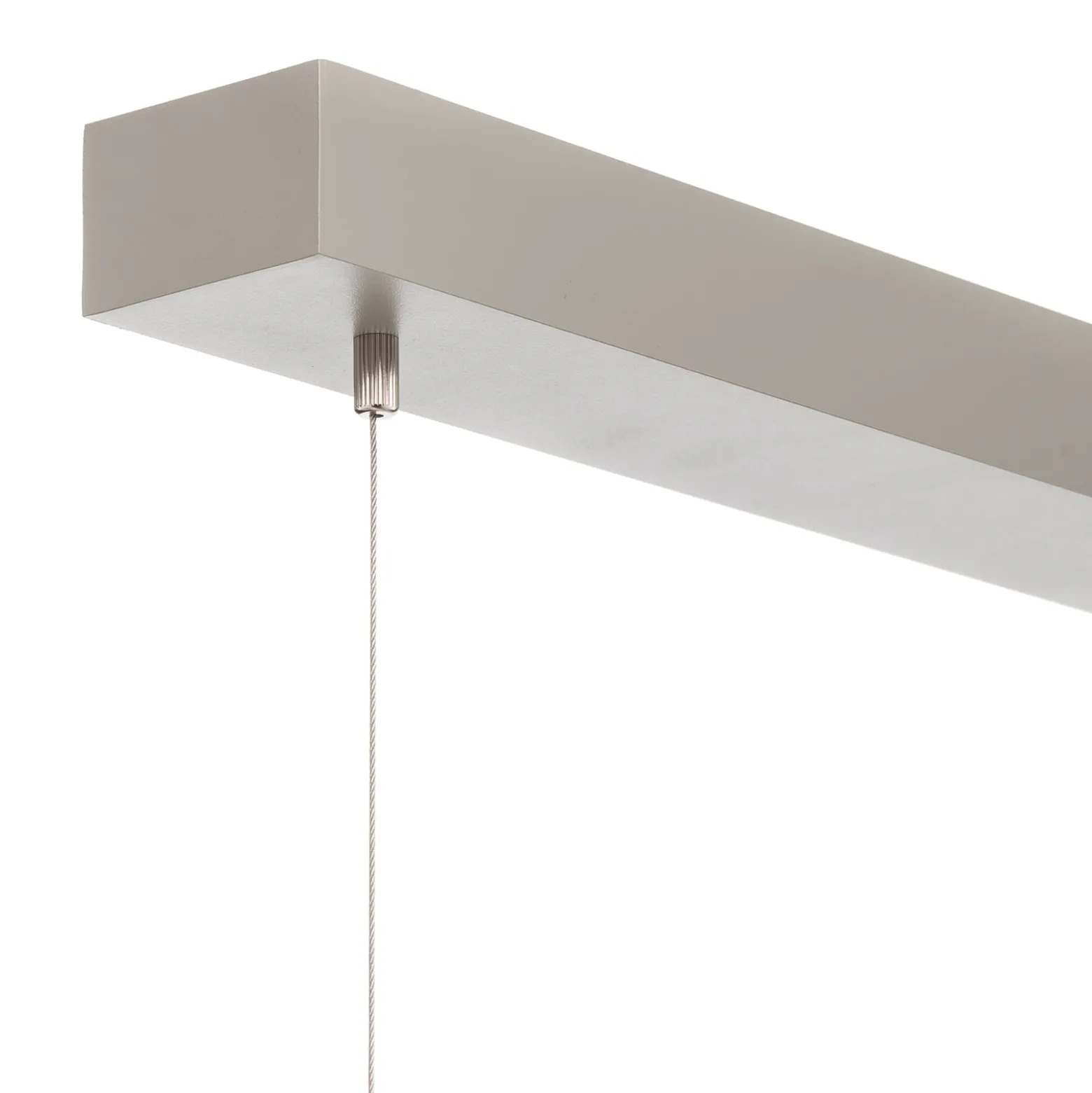 Arcchio LED-riippuvalaisin Dorean, hopea, metallia, 120cm