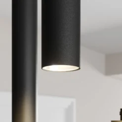Arcchio LED-riippuvalaisin Franka, 3-valo, Ø 24 cm, musta