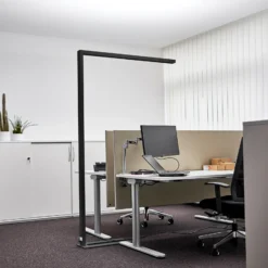Arcchio LED-toimistovalaisin Jolinda, 2 kpl, musta, 4000K
