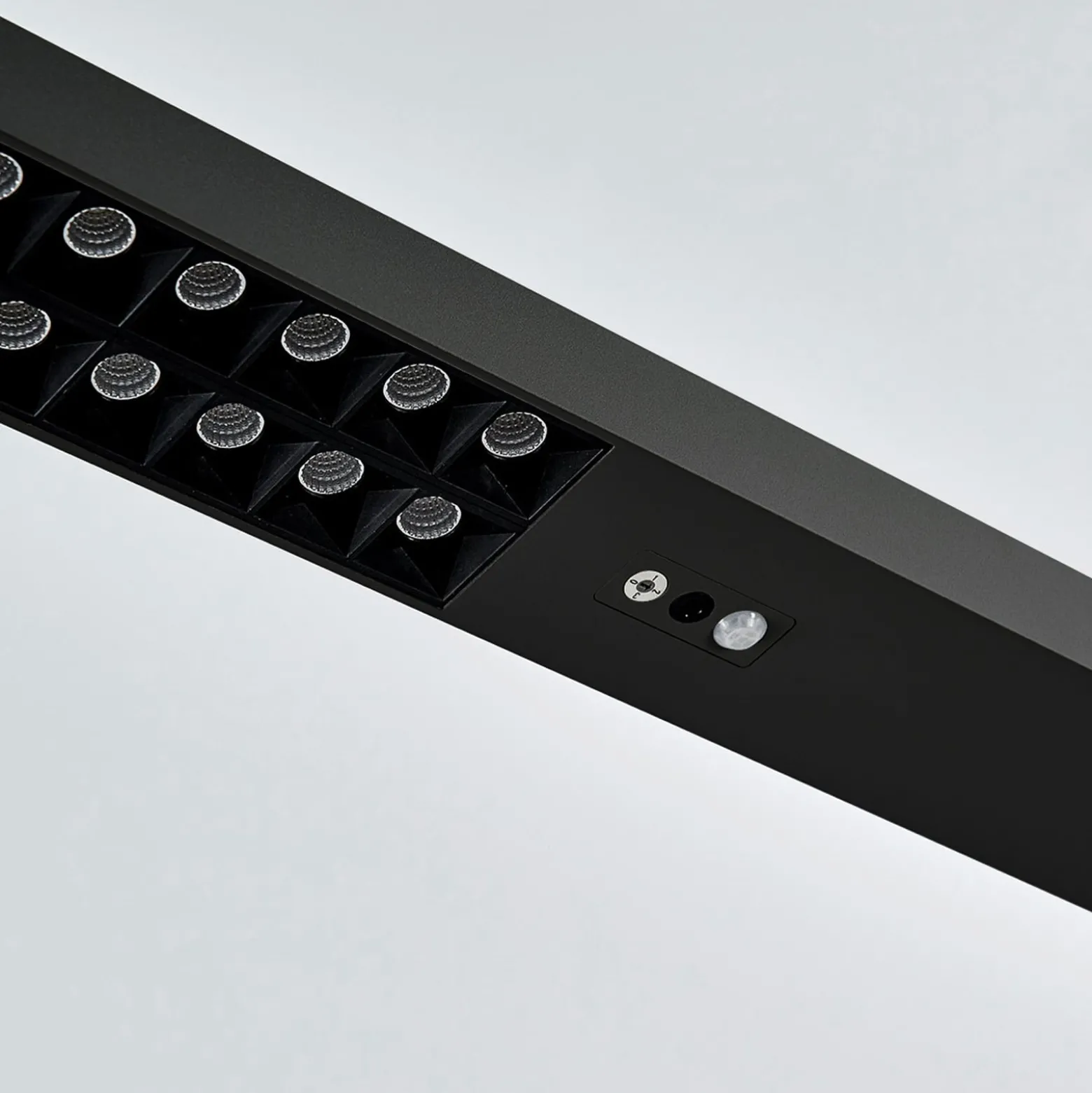 Arcchio LED-toimistovalaisin Jolinda, 2 kpl, musta, 4000K