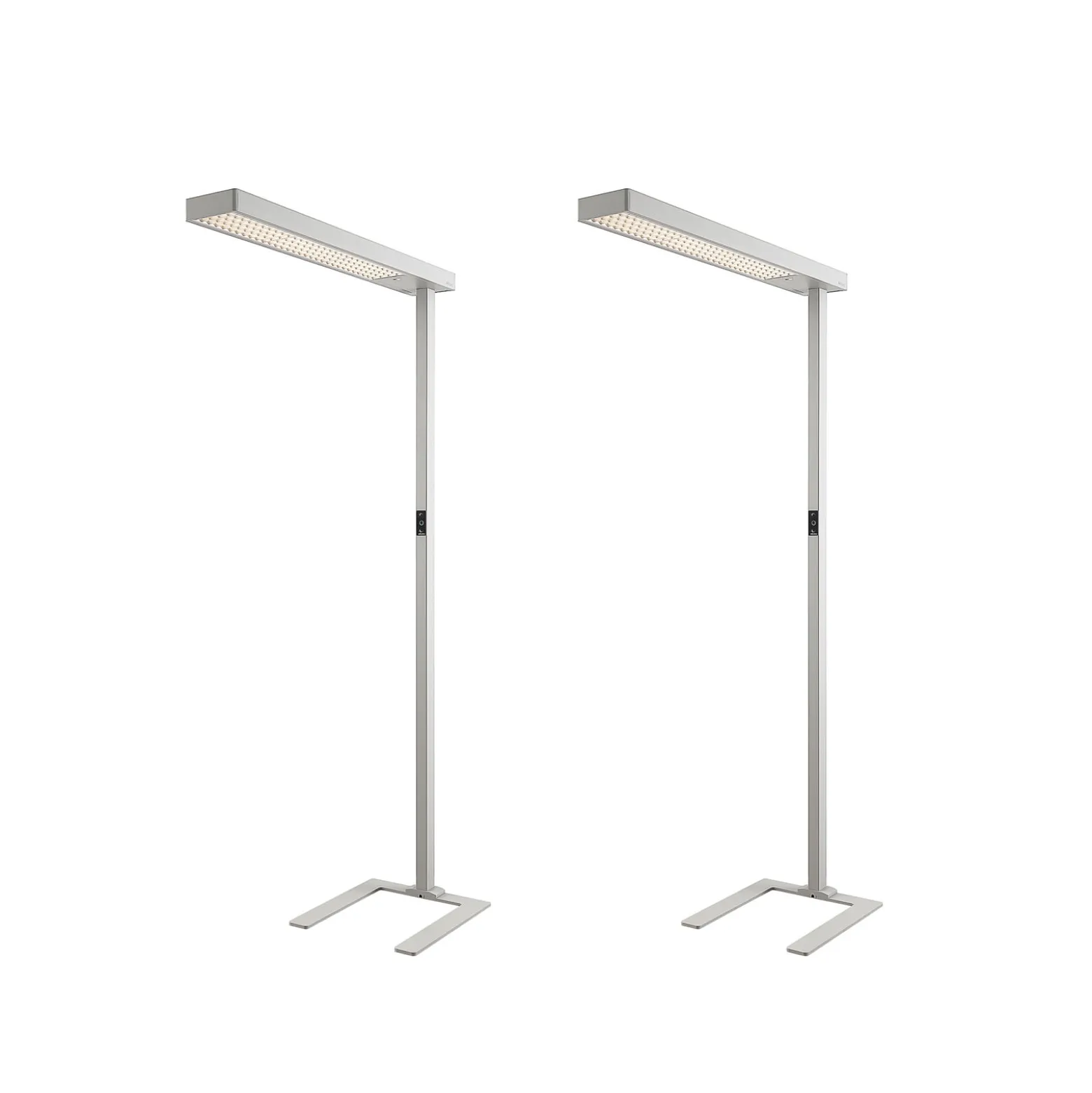 Arcchio LED toimistovalaisin Susi, 2 kpl, hopea, sensori, CCT