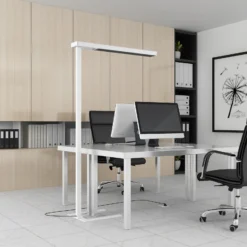 Arcchio LED-toimistovalaisin Susi, 2 kpl, valkoinen, sensori