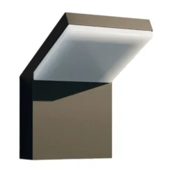 Arcchio LED-ulkoseinävalaisin Yolena, antrasiitti, alumiini, 21cm