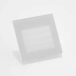 Arcchio LED upotettava seinävalaisin Zamo, säleikkö, valkoinen, metalli, IP65