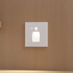 Arcchio LED uppoasennusvalaisin Neru, 7 cm, valkoinen, kulmikas, anturi