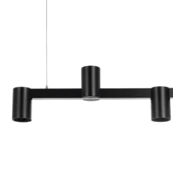Arcchio riippuvalaisin Brinja, musta, 120 cm, 5-lamppuinen, GU10