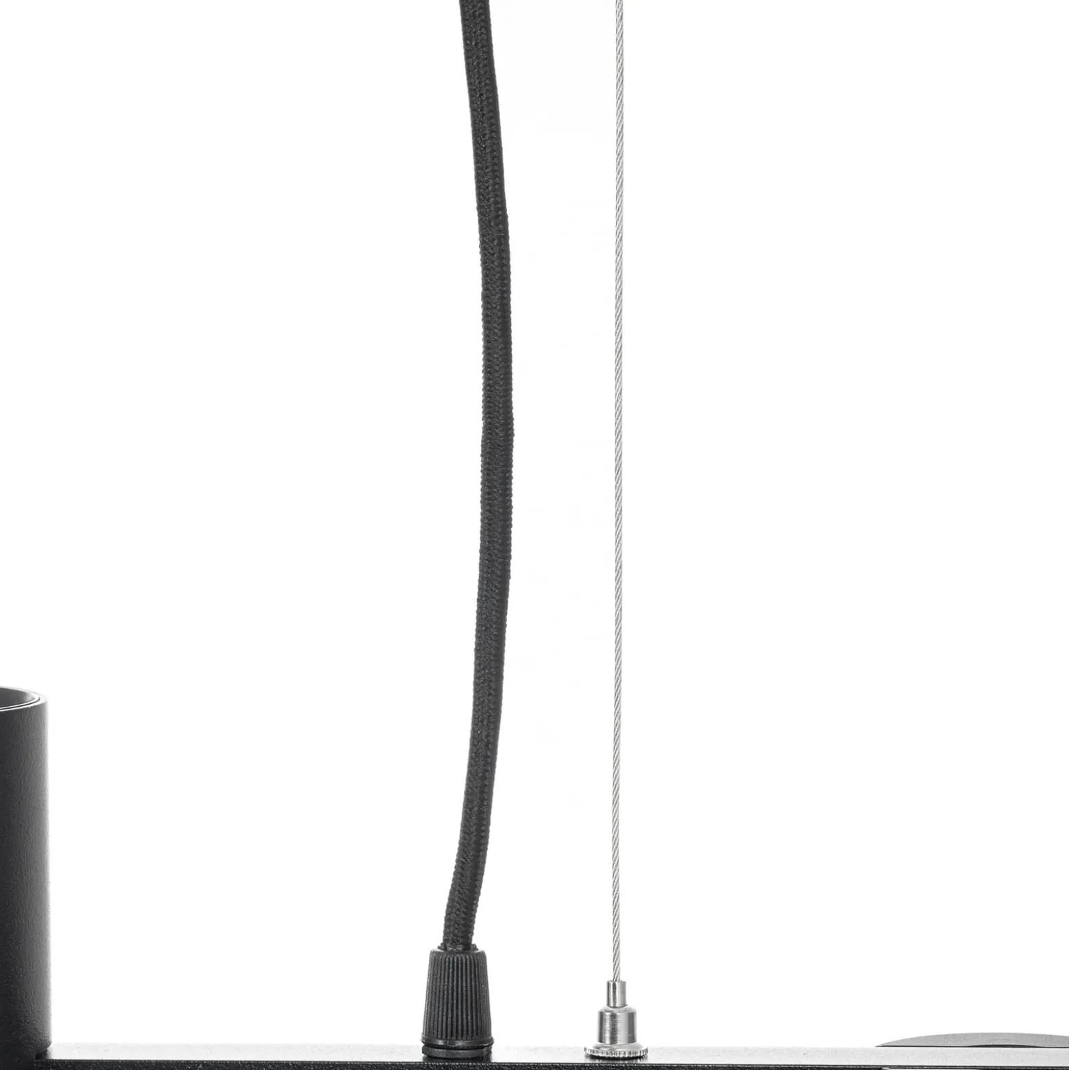 Arcchio riippuvalaisin Brinja, musta, 120 cm, 5-lamppuinen, GU10
