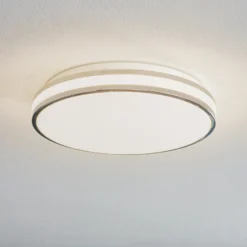 Arcchio Sinovu LED-kylpyhuoneen kattovalaisin, kromi, 34 cm