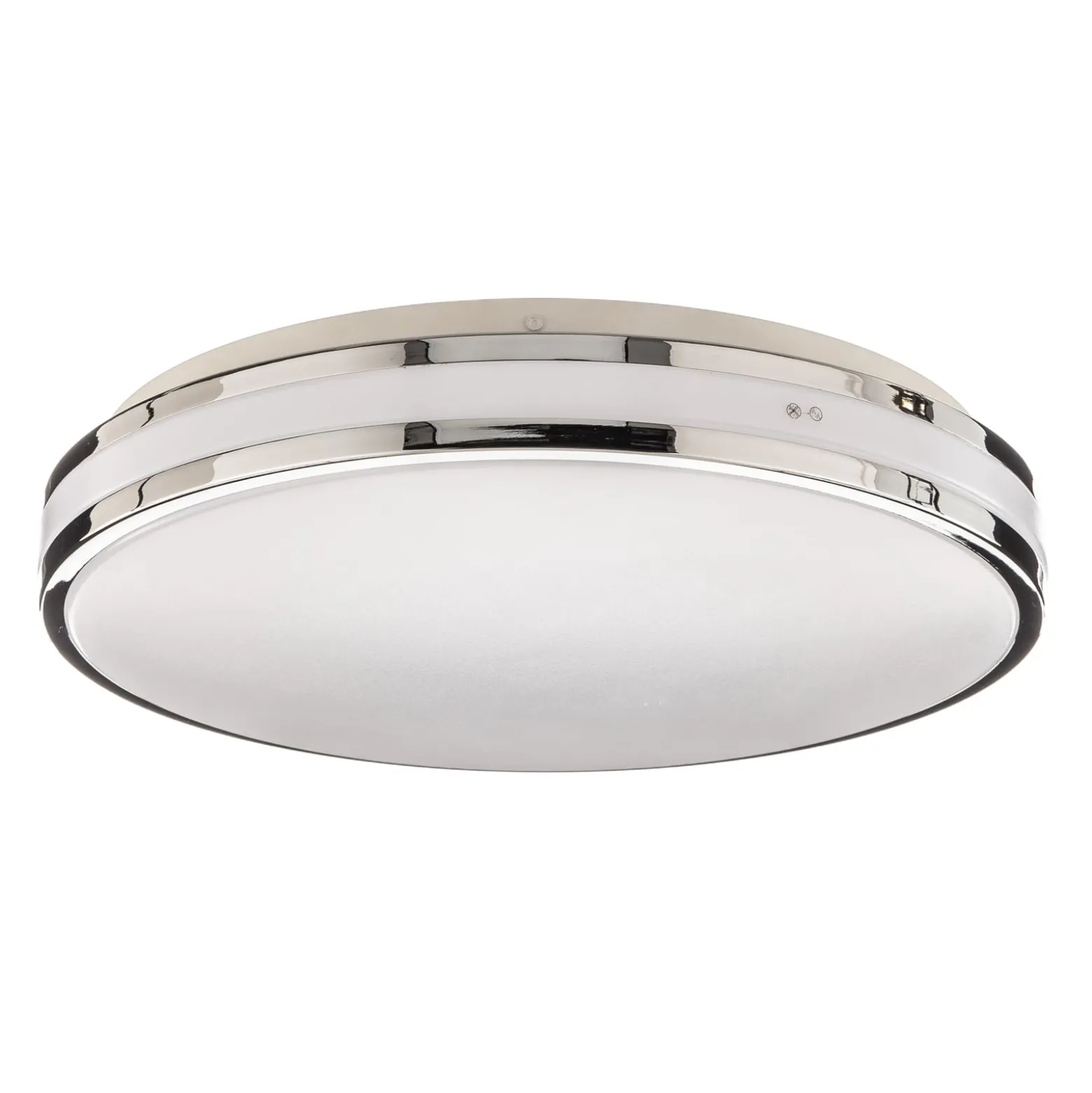 Arcchio Sinovu LED-kylpyhuoneen kattovalaisin, kromi, 34 cm