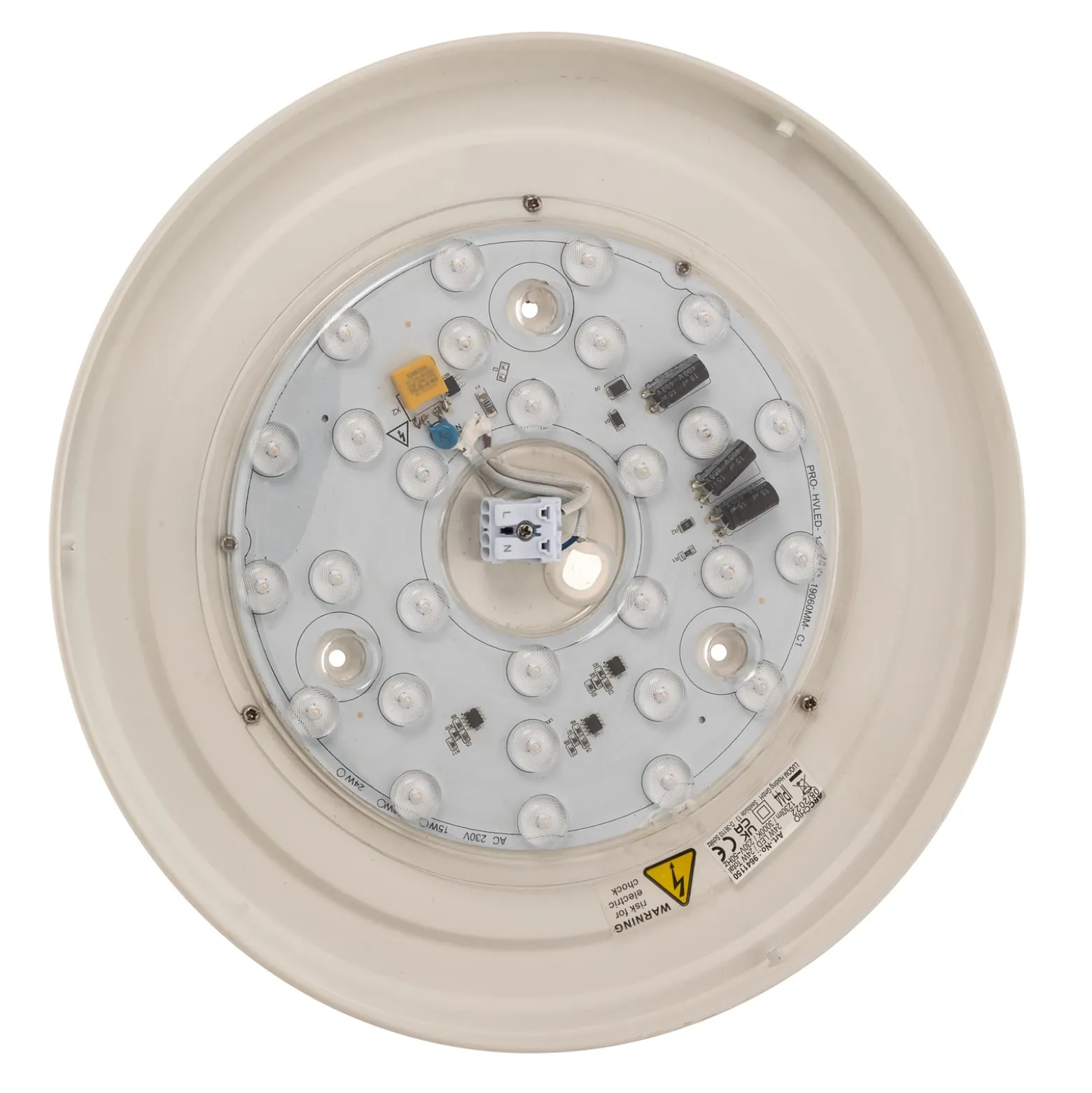 Arcchio Sinovu LED-kylpyhuoneen kattovalaisin, kromi, 34 cm