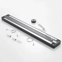 Arcchio Susi LED toimisto-riippuvalaisin, musta, 120cm, 4000K, DALI