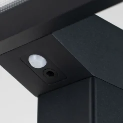 Arcchio toimiston LED-lattialamppu Nelus, musta, anturi, himmennettävä