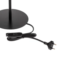 Arden pöytävalaisin ilman varjostinta, musta, korkeus 44cm