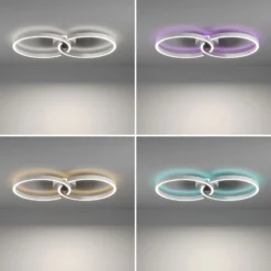 Armandolo LED-kattovalaisin, valkoinen, pituus 67 cm, CCT, RGB