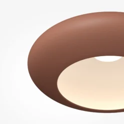 Aros-LED-kattovalaisin, kuparivärinen, halkaisija 40 cm, metallia, 3 000 K