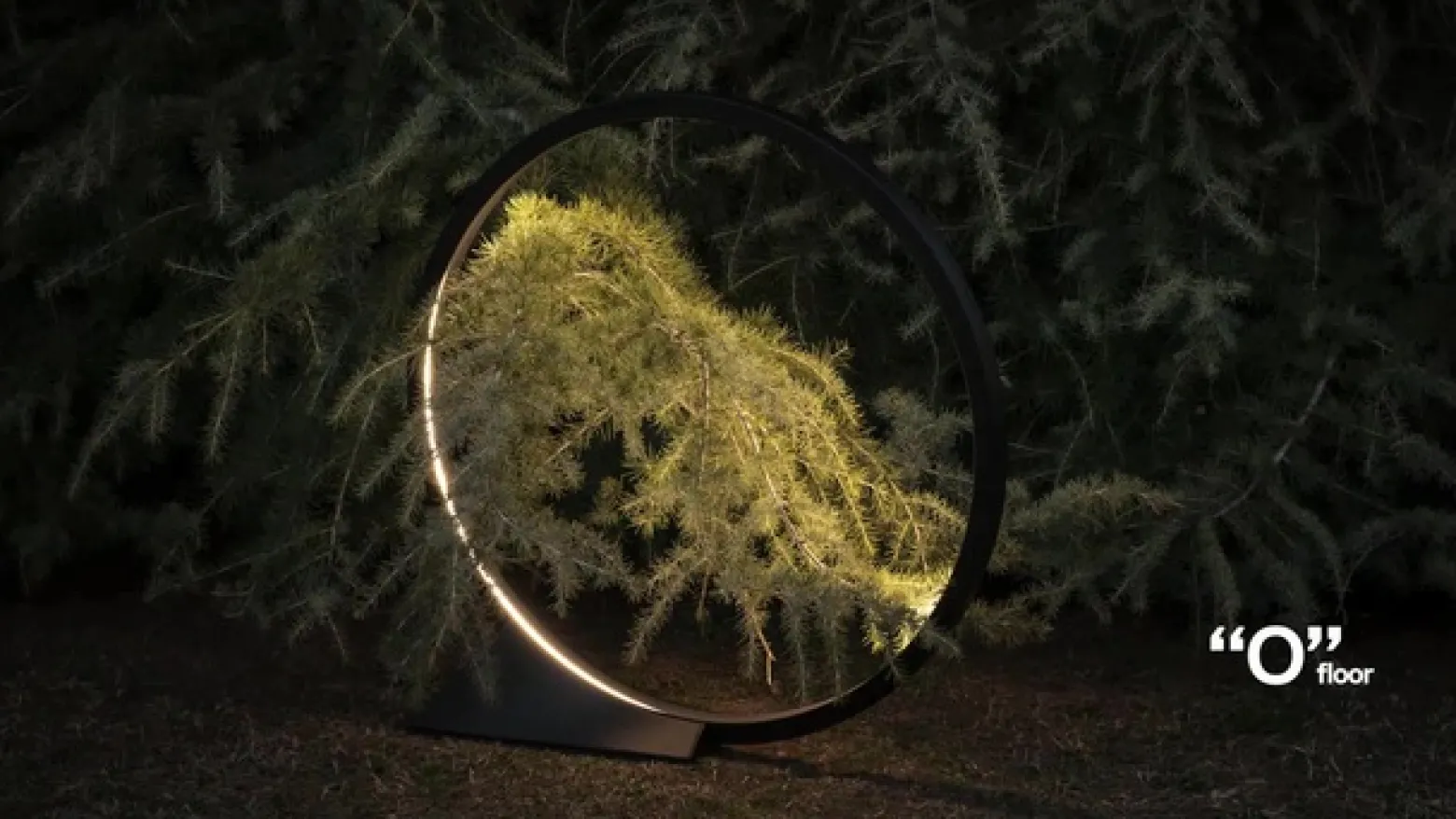 Artemide O -LED-maavalaisin ulkokäyttöön, IP67