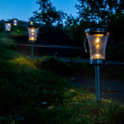 Aurinkokäyttöinen LED-koristelamppu 5146408, 8 kpl