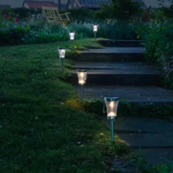 Aurinkokäyttöinen LED-koristelamppu 5146408, 8 kpl