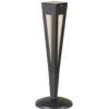 Aurinkokäyttöinen LED-soihtu Tinka, 62 cm, harmaa