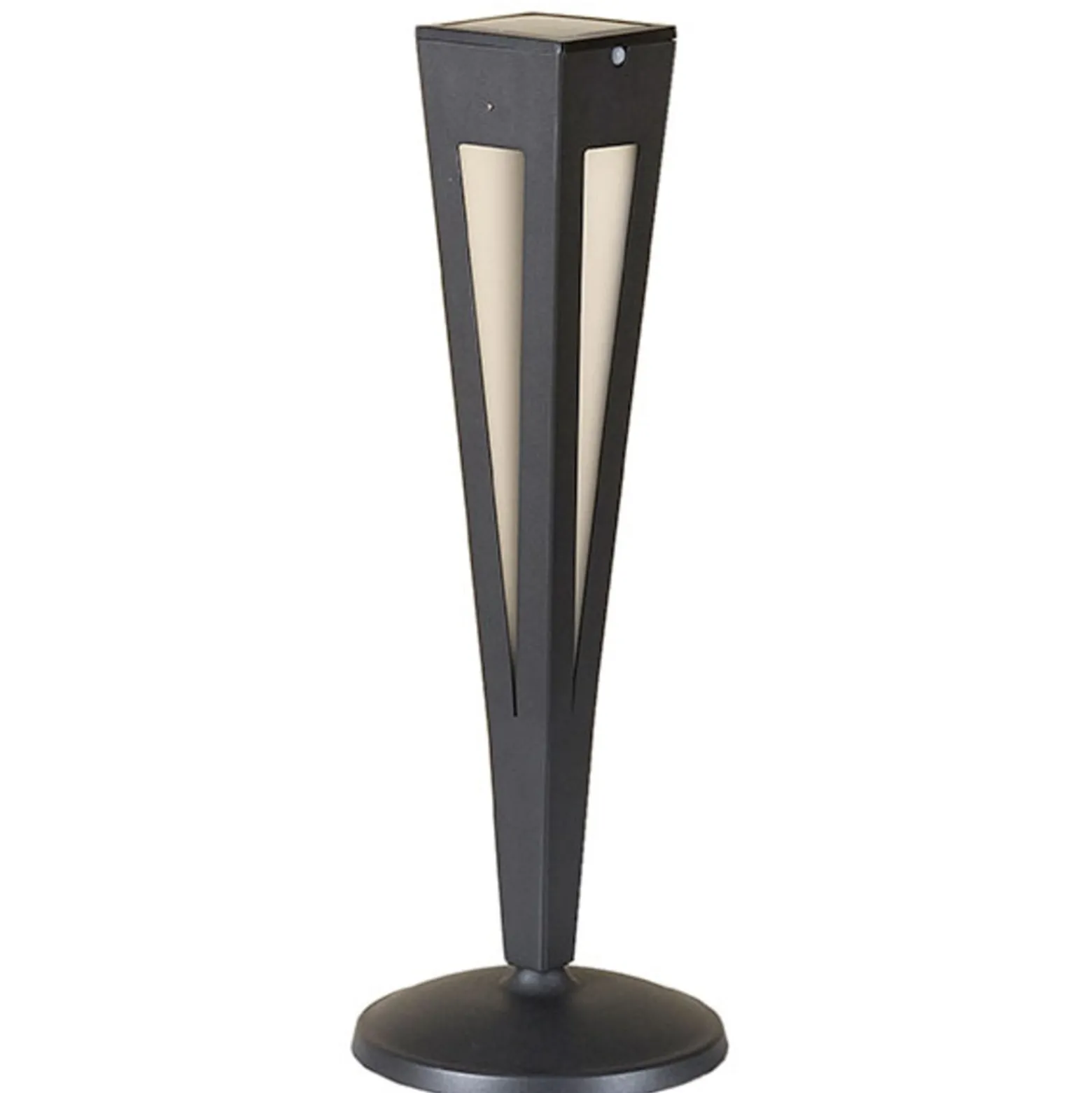 Aurinkokäyttöinen LED-soihtu Tinka, 62 cm, harmaa