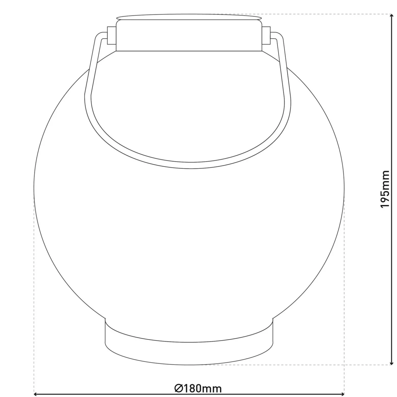 Aurinkokäyttöinen LED-valaisin 52854, valkoinen, metalli, 20 cm, IP44, 2 kpl:n