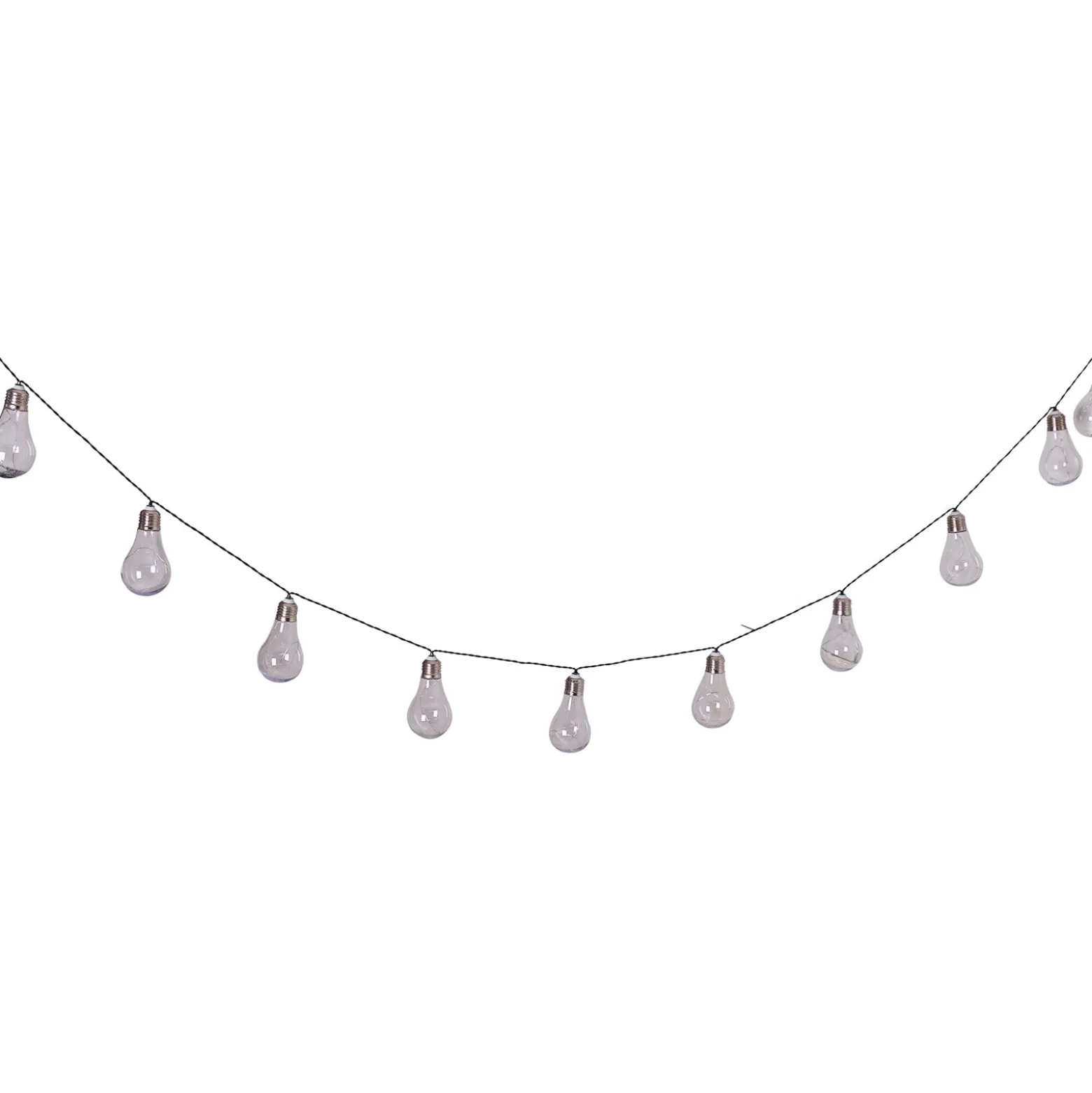 Aurinkokäyttöinen LED-valoketju, 10-lamppuinen