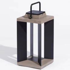 Aurinkolamppu Teckalu, Duratek/alumiini musta, 45.5cm