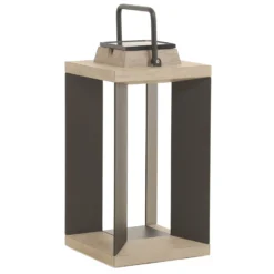 Aurinkolamppu Teckalu, Duratek/alumiini musta, 45.5cm