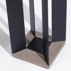 Aurinkolamppu Teckalu, Duratek/alumiini musta, 65.5cm