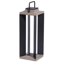 Aurinkolamppu Teckalu, Duratek/alumiini musta, 65.5cm