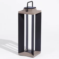 Aurinkolamppu Teckalu, Duratek/alumiini musta, 65.5cm