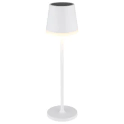 Aurinko-pöytälamppu 36637, IP44, valkoinen