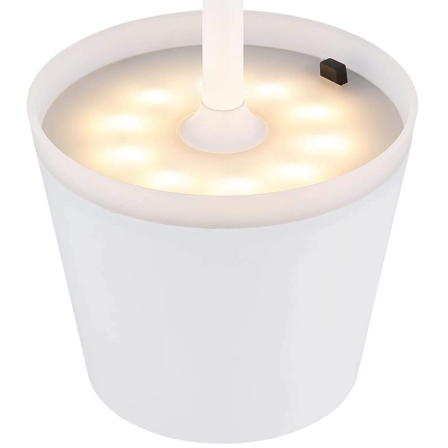 Aurinko-pöytälamppu 36637, IP44, valkoinen
