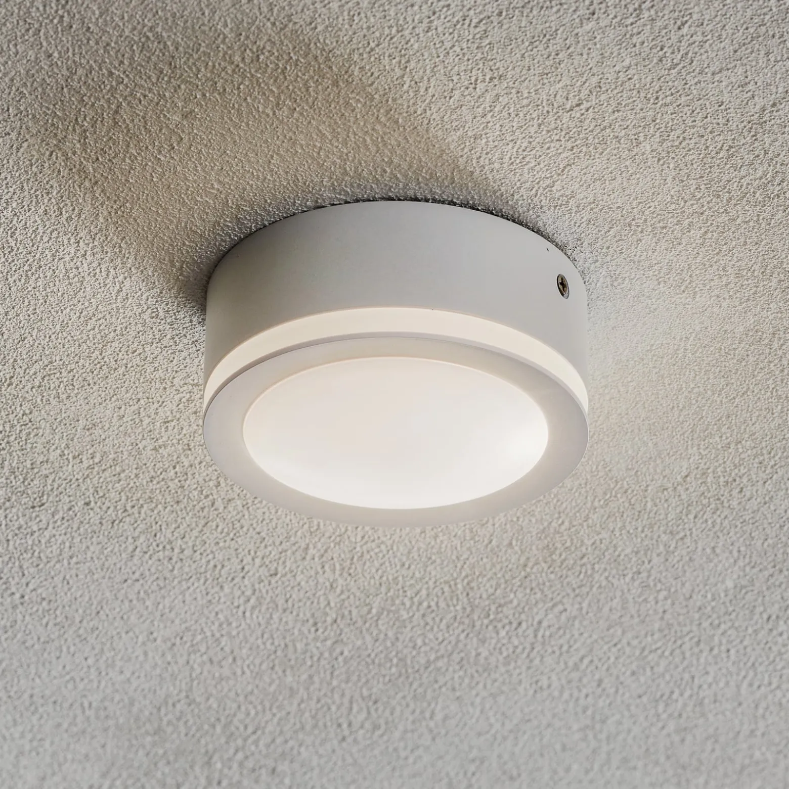 Aurora LED-alasvalo, valkoinen, Ø 9,5 cm, 3000 K